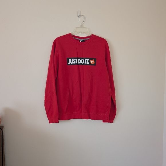 Nike Just Do It Sweatshirt Size Medium - Picture 1 of 3